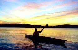 Kayak on the Hudson River